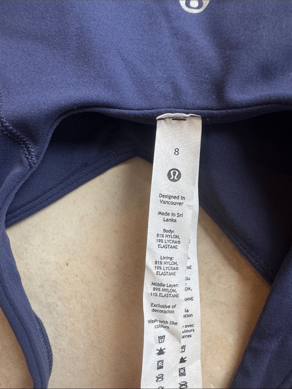 Women’s Navy Align tank - Picture 3 of 4